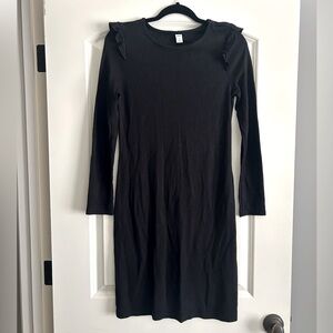 Old Navy Black Long Sleeve Dress